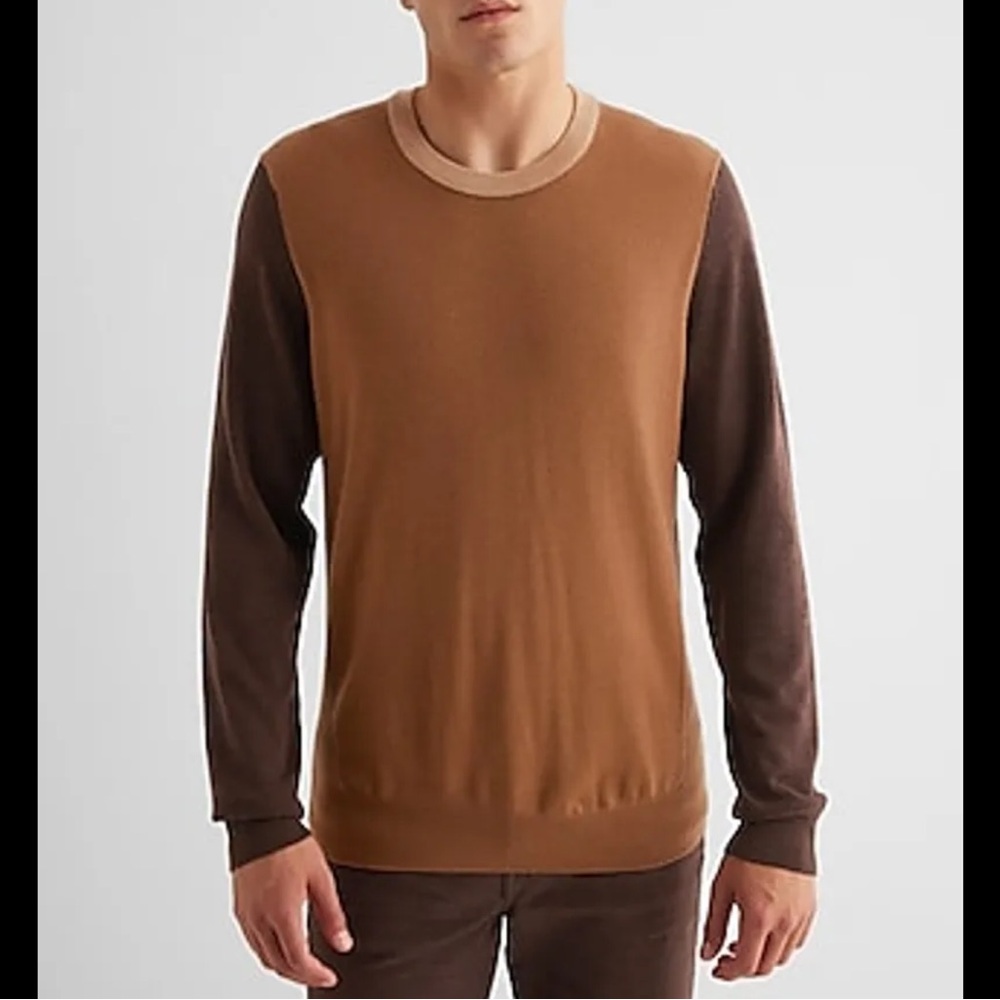 NWT Express Crew Neck Merino Wool Sweater, Size XS